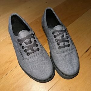 All gray heathered Vans